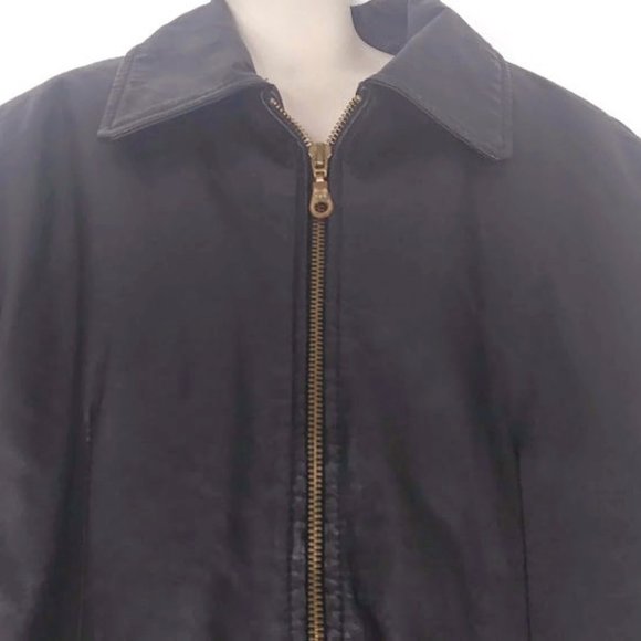 1980's Girls Black Leather Jacket - Picture 2 of 6